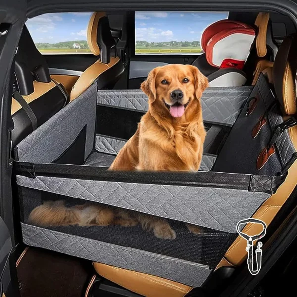Dog Car Seat for Large Medium Dogs with Belt