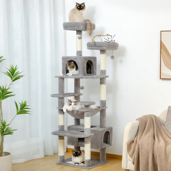 184cm Large Cat Tree and Tower with Scratching Posts