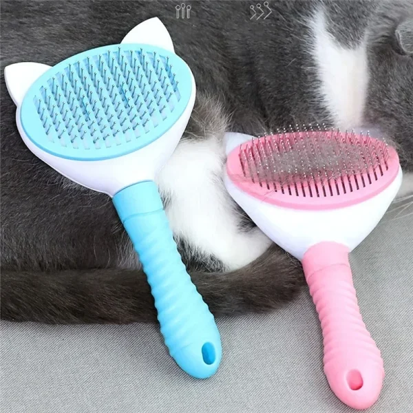 Self cleaning Professional Grooming brush for Cats, Dogs