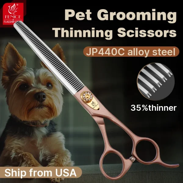 Professional Pet Grooming Thinning Scissors Cats Dogs